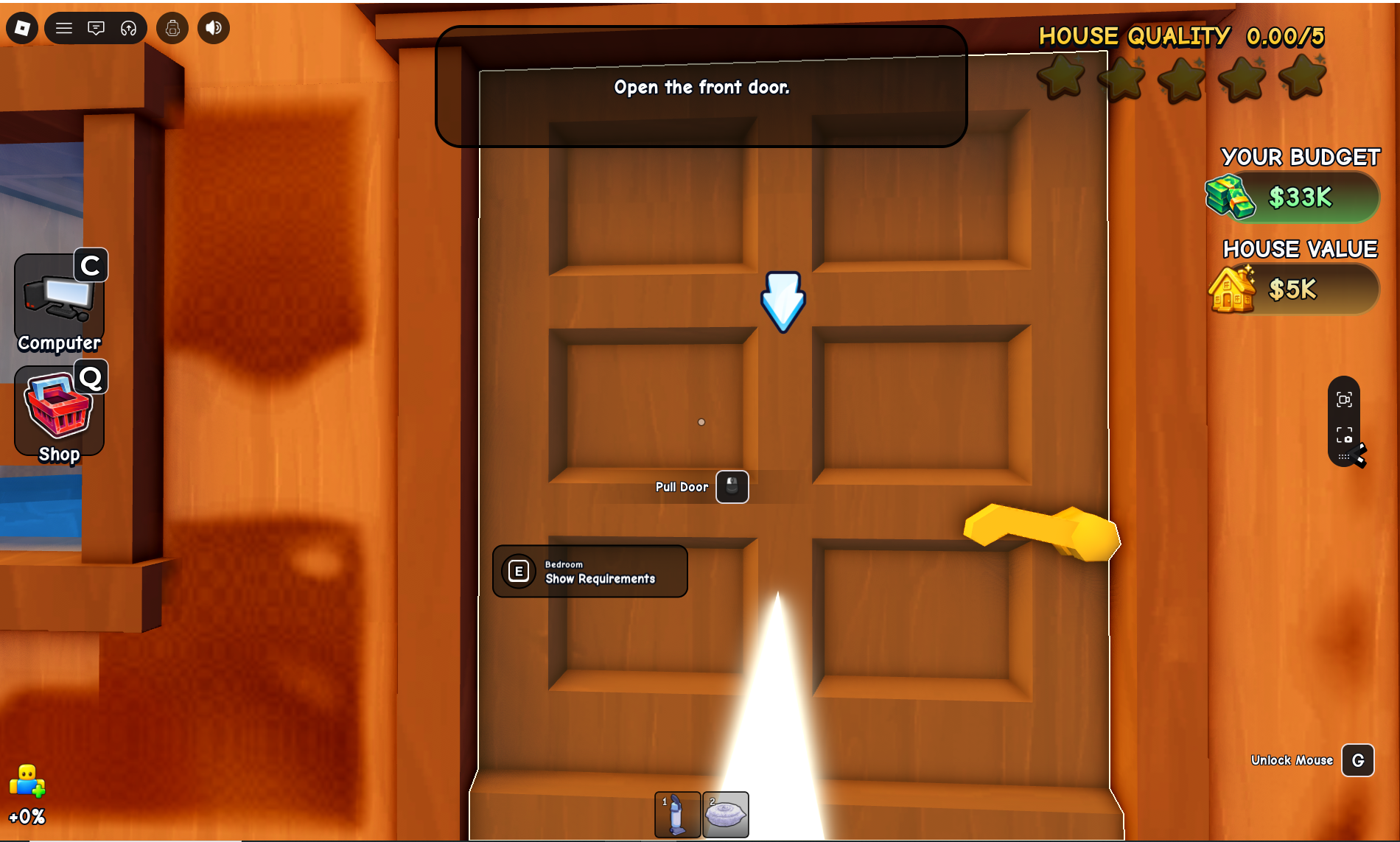 Flip a House lobby route screenshot